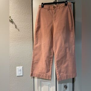 Cropped wide leg pants